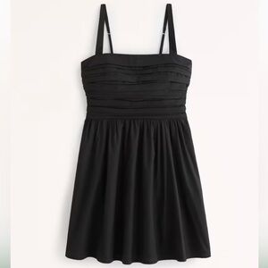 Abercrombie & Fitch Emerson Wide Strap Poplin Dress